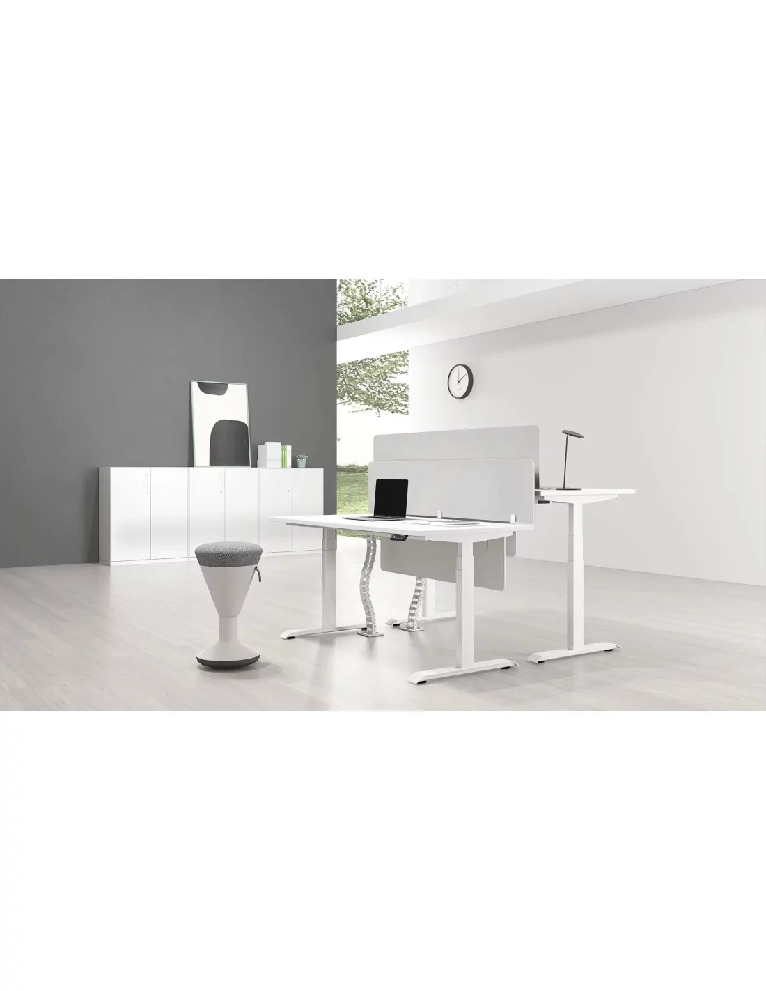 Bureau Assis Debout Électre - Bureau Réglable en Hauteur | intérieurs.ci